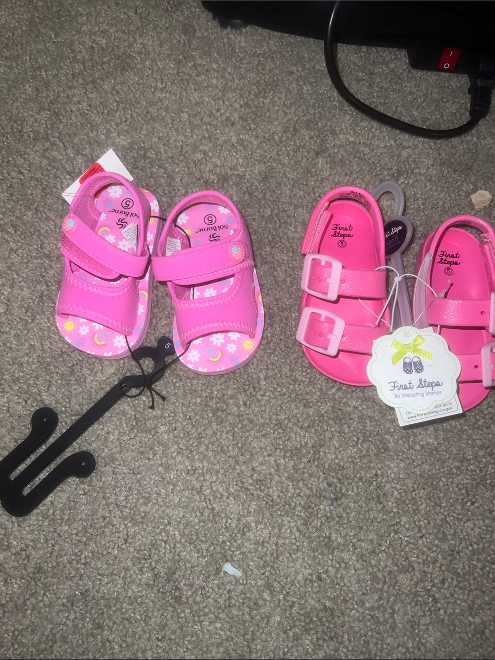 First Steps and Sol Borne Girls Sandals